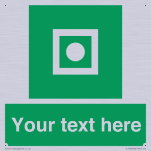 Custom sign safe condition Shipboard general alarm